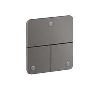 hansgrohe AXOR ShowerSelect ID robinet, 3 consommateurs, encastré, softsquare, 36781340, Couleur: Chrome noir brossé
