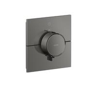 hansgrohe AXOR ShowerSelect ID thermostat, encastré, carré, 1 consommateur, 36757330, Couleur: Chrome noir poli