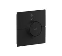hansgrohe AXOR ShowerSelect ID thermostat, encastré, carré, 1 consommateur, 36757670, Couleur: noir mat