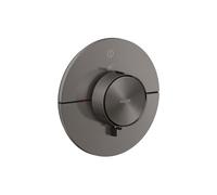 hansgrohe AXOR ShowerSelect ID thermostat, encastré, rond, 1 consommateur, 36756340, Couleur: Chrome noir brossé