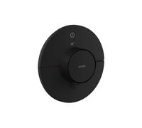 hansgrohe AXOR ShowerSelect ID thermostat, encastré, rond, 1 consommateur, 36756670, Couleur: noir mat