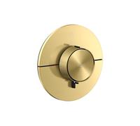 hansgrohe AXOR ShowerSelect ID thermostat, encastré, rond, 1 consommateur, 36756950, Couleur: laiton brossé