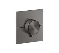 hansgrohe AXOR ShowerSelect ID thermostat, haut débit, encastré, carré, 36774340, Couleur: Brushed Black Chrome