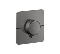 hansgrohe AXOR ShowerSelect ID thermostat, haut débit, encastré, softsquare, 36775330, Couleur: Chrome noir poli