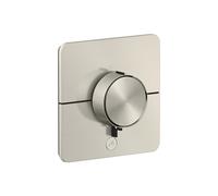 hansgrohe AXOR ShowerSelect ID thermostat, Highflow, encastré, 1 consommateur, une sortie supplémentaire, softsquare, 36778800, Couleur: aspect inox