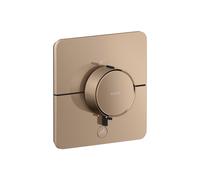 hansgrohe AXOR ShowerSelect ID thermostat, Highflow, encastré, 1 consommateur, une sortie supplémentaire, softsquare, 36778300, Couleur: Rouge poli or