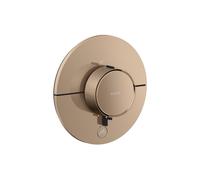 hansgrohe AXOR ShowerSelect ID thermostat, Highflow, encastré, 1 consommateur, une sortie supplémentaire, rond, 36776300, Couleur: Rouge poli or
