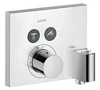 hansgrohe Axor ShowerSelect Square thermostat 36712000, thermostat encastré, 2 Verbraucher