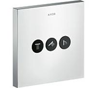 hansgrohe Axor ShowerSelect Square valve 36717000 valve cachée, 3 Verbraucher , 3 Verbraucher