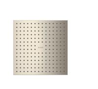 hansgrohe AXOR ShowerSolutions 250/250 Pomme de douche suspendue 1 jet, montage apparent au plafond, 35309820, Couleur: Nickel brossé