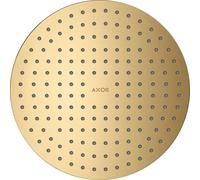 hansgrohe AXOR ShowerSolutions 250 Pomme de douche suspendue 1 jet, montage en saillie au plafond, 35287250, Couleur: Optique or brossé