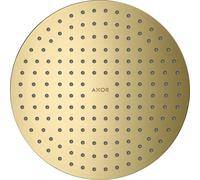 hansgrohe AXOR ShowerSolutions 250 Pomme de douche suspendue 1 jet, montage en saillie au plafond, 35287950, Couleur: laiton brossé