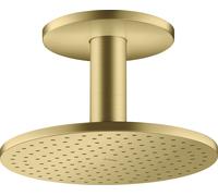 hansgrohe Axor douche de tête 35286950 avec raccordement au plafond, laiton brossé