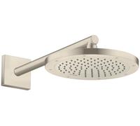 Bras De Douche Axor Carré 390mm Nickel brossé 26436820