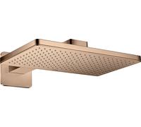 hansgrohe AXOR ShowerSolutions douche de tête 460/300 1 jet, bras de douche, 35274300, Couleur: Rouge poli or