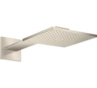 hansgrohe AXOR ShowerSolutions douche de tête de douche 250/250 1 jet, raccord mural, bras de douche 450 mm, 35306250, Couleur: Optique or brossé