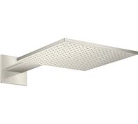Hansgrohe Douche de tête Axor 35314800 300x300 mm 1 jet avec bras 450 mm Optique inox