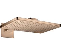 hansgrohe AXOR ShowerSolutions douche de tête de douche 460/300 douchette 2 jets rose, bras de douche, 35275300, Couleur: Rouge poli or