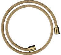 hansgrohe AXOR ShowerSolutions flexible de douche textile, 1250mm, écrou conique et cylindrique, 28227990, Couleur: Optique en or poli