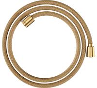 hansgrohe AXOR ShowerSolutions flexible de douche textile, 1600mm, écrou conique et cylindrique, 28259250, Couleur: Optique or brossé