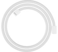 hansgrohe AXOR ShowerSolutions flexible de douche textile, 1600mm, écrou cylindrique des deux côtés, 28261700, Couleur: Blanc mat