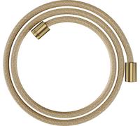 Hansgrohe Flexible de douche textile 28261950 1600mm écrou cylindrique des deux côtés laiton brossé