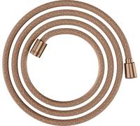 hansgrohe AXOR ShowerSolutions flexible de douche textile, 2000mm, écrou conique et cylindrique, 28290310, Couleur: Or rouge brossé