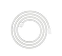 hansgrohe AXOR ShowerSolutions flexible de douche textile, 2000mm, écrou cylindrique des deux côtés, 28291700, Couleur: Blanc mat