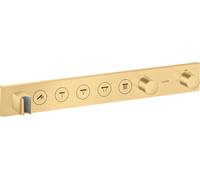 hansgrohe AXOR ShowerSolutions module de thermostat Select 670/90, encastré, 5 consommateurs, set complet, 18358250, Couleur: Optique or brossé