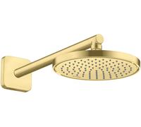Hansgrohe Douche de tête Axor 35382950 – 220 mm, montage plafond/mur, 1 jet, laiton brossé