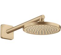 hansgrohe AXOR ShowerSolutions pomme de douche 220, 1 type de jet, économie deau+, 35388140, Couleur: Bronze brossé