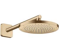 hansgrohe AXOR ShowerSolutions pomme de douche 245, 1 type de jet, économie deau, 35381140, Couleur: Bronze brossé