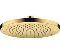 hansgrohe AXOR ShowerSolutions pomme de douche 245, 1 type de jet, économie deau, 35381990, Couleur: Optique en or poli