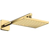 hansgrohe AXOR ShowerSolutions pomme de douche 245/185, 1 type de jet, économie deau, 35374990, Couleur: Optique en or poli