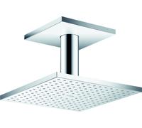 hansgrohe AXOR ShowerSolutions pomme de douche 250/250 2 jet, raccordement au plafond, 35312000, Couleur: chrome