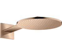 hansgrohe Douche de tête Axor 35300300 avec bras de douche, or rouge poli