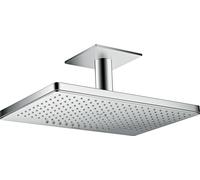 hansgrohe AXOR ShowerSolutions pomme de douche suspendue 460/300 2 jet, raccordement au plafond, 35279000, Couleur: chrome