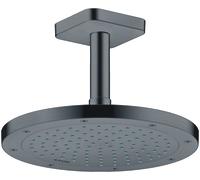 hansgrohe AXOR ShowerSolutions raccord de douche au plafond, 100mm, DN15, 26965340, Couleur: Chrome noir brossé