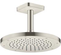 hansgrohe AXOR ShowerSolutions raccord de douche au plafond, 100mm, DN15, 26965800, Couleur: aspect inox
