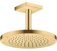 hansgrohe AXOR ShowerSolutions raccord de plafond, carré, 100mm, 26437250, Couleur: Optique or brossé