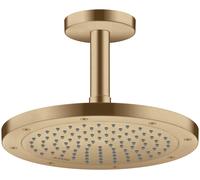 hansgrohe AXOR ShowerSolutions Raccordement au plafond 100 mm, 26432140, Couleur: Bronze brossé
