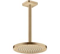 raccord de plafond hansgrohe 26966140 300 mm, bronze brossé, carré