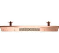 hansgrohe AXOR ShowerSolutions ShowerHeaven 1200/300 4jet, éclairage 3700 K, 10629300, Couleur: Rouge poli or