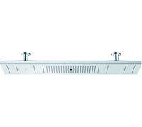 hansgrohe AXOR ShowerSolutions ShowerHeaven 1200/300 4jet, éclairage 3700 K, 10629330, Couleur: Chrome noir poli