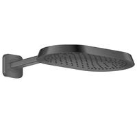 Douche de tête Hansgrohe Axor ShowerSphere 39749340 370 x 220 mm, avec bras de douche, 1 jet, chrome noir brossé