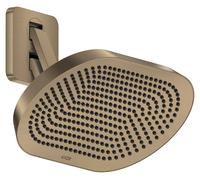 hansgrohe AXOR ShowerSphere Douche de tête 370/220 2jet avec bras de douche mobile, 39745140, Couleur: Bronze brossé