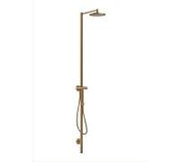 hansgrohe Axor Starck colonne de douche 12670140 avec douche de tête, douchette, bronze brossé