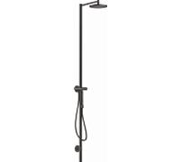 hansgrohe Axor Starck Nature kit colonne de douche, avec douche de tÃªte 240 1jet, montage apparent, 12670, Coloris: Chrome noir brossÃ© - 12670340