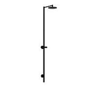 hansgrohe Axor Starck colonne de douche 12671670 avec douche de tête, sans douchette, noir mat