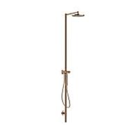 hansgrohe Axor Starck colonne de douche 12672300 avec thermostat, douche de tête 240 1jet, or rouge poli
